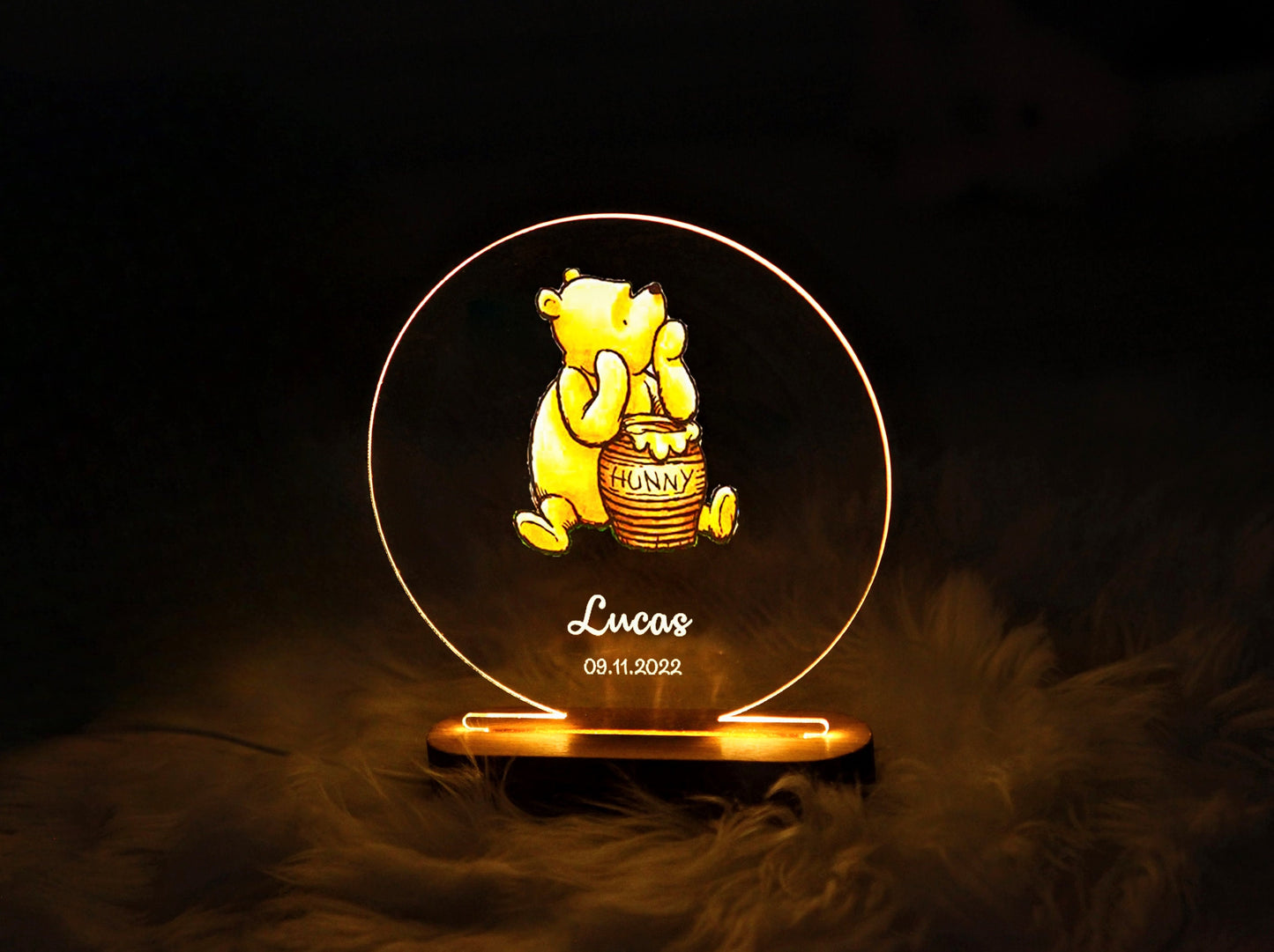 Özel İsimli Gece Lambası - Bebek Doğum Günü