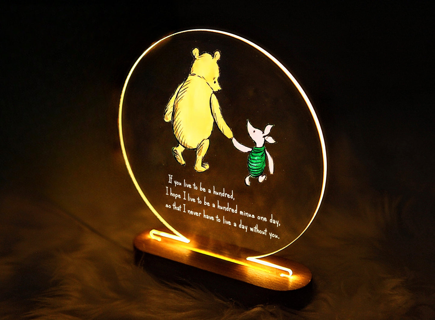 Winnie the Pooh as Baby Room Decoration - Kids Birthday Gift