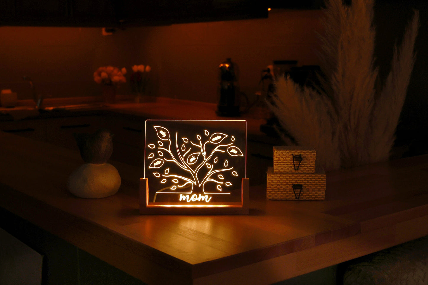 Çocuk İsimli Anne Ağacı Gece Lambası, Anıt Hediyesi