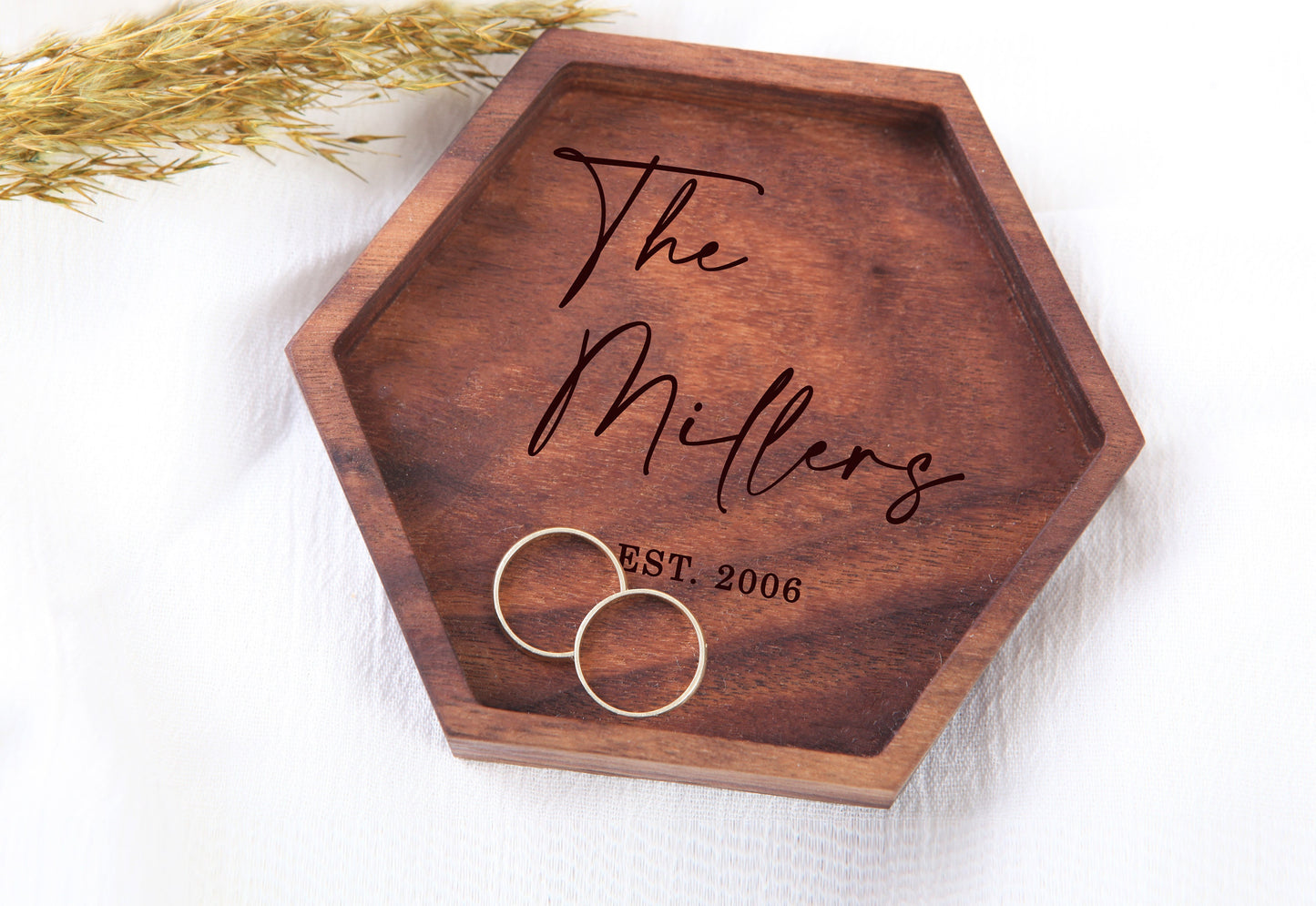 Personalized Ring Dish, Wedding Gifts for Couples, Couples Gift, Bridal Shower Gift, Personalized Engagement Gift for Bride, Ring Dish