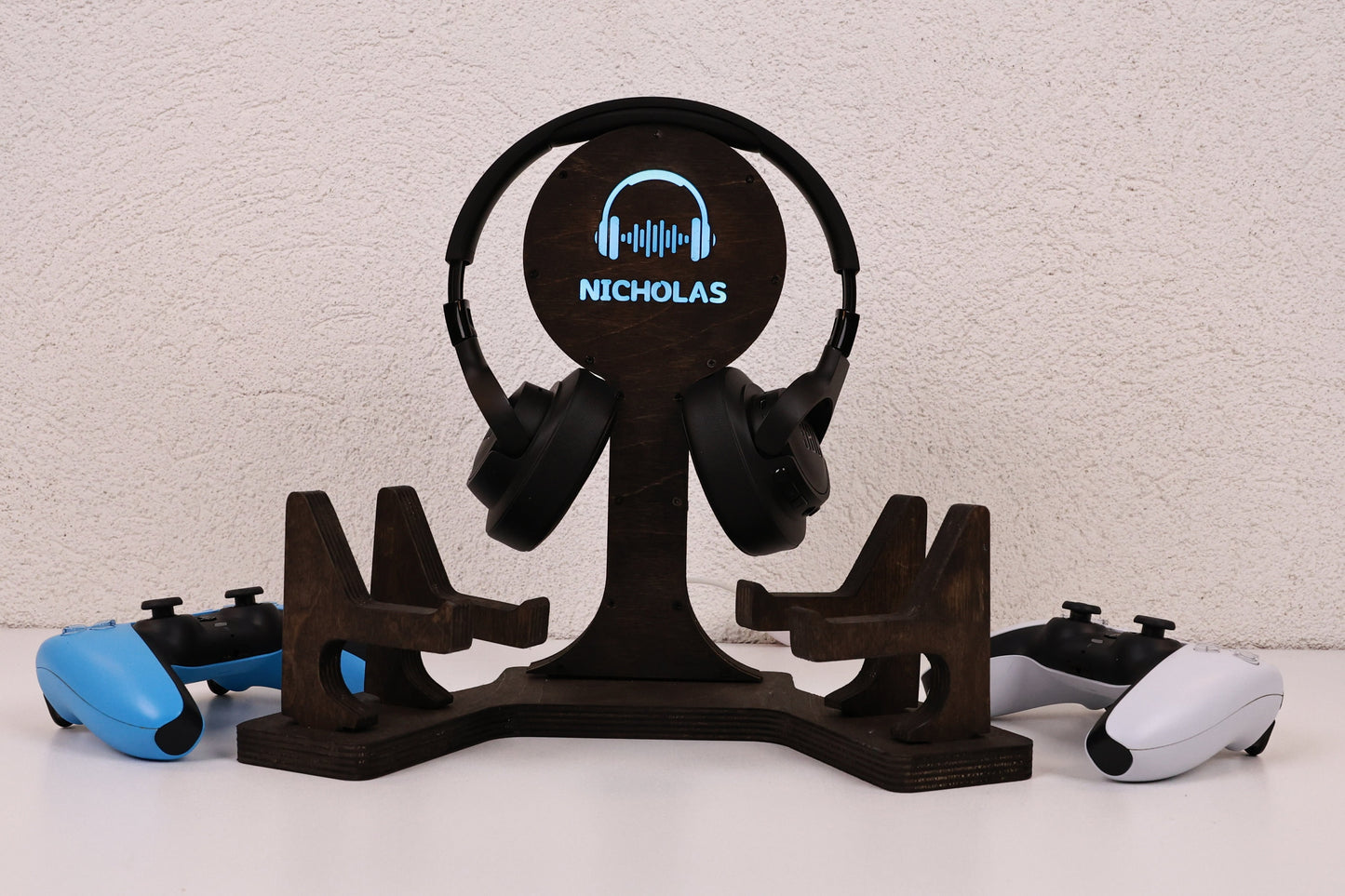 Personalized Controller Stand, Headphone Holder, Man Gifts, Boyfriend Birthday Gift, Husband Anniversary Gift, Brother Gift from Sister