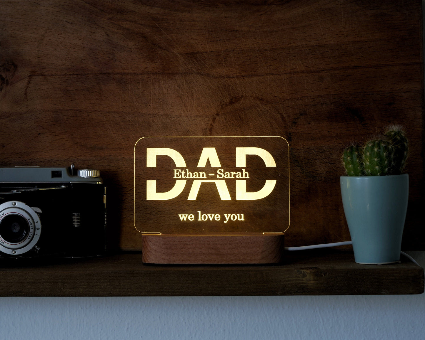 Gift idea for dad - night light for daddy