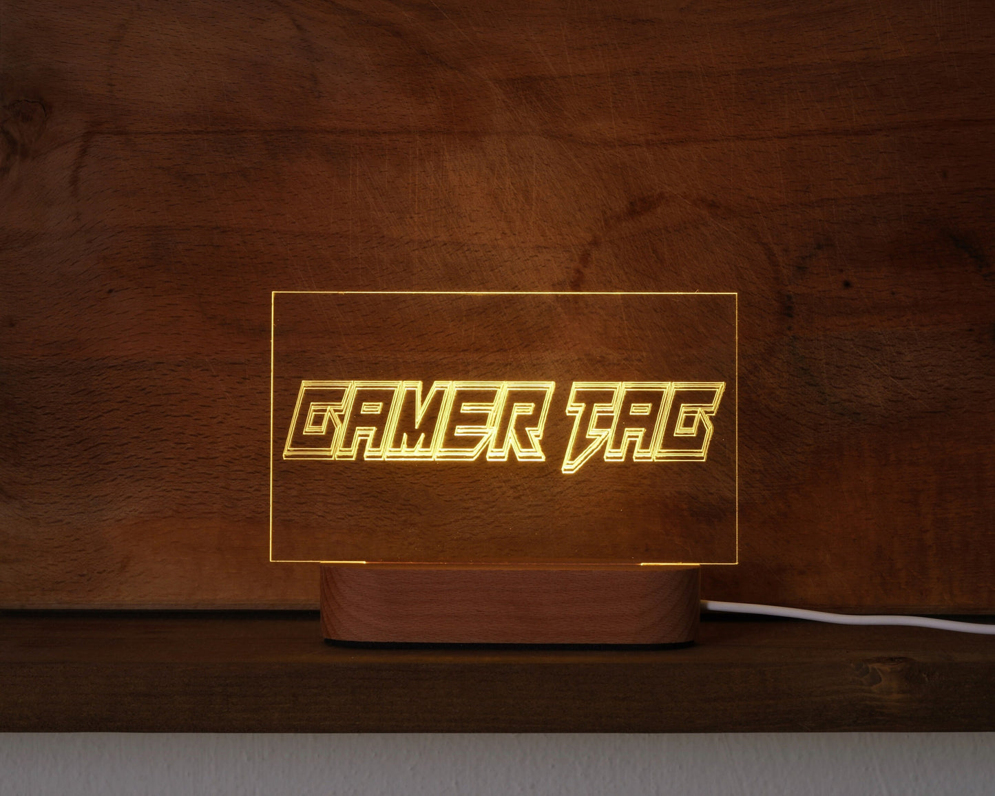 Gamer Tag Sign - Gamertag Light - Led Gamertag - Custom Gaming Sign