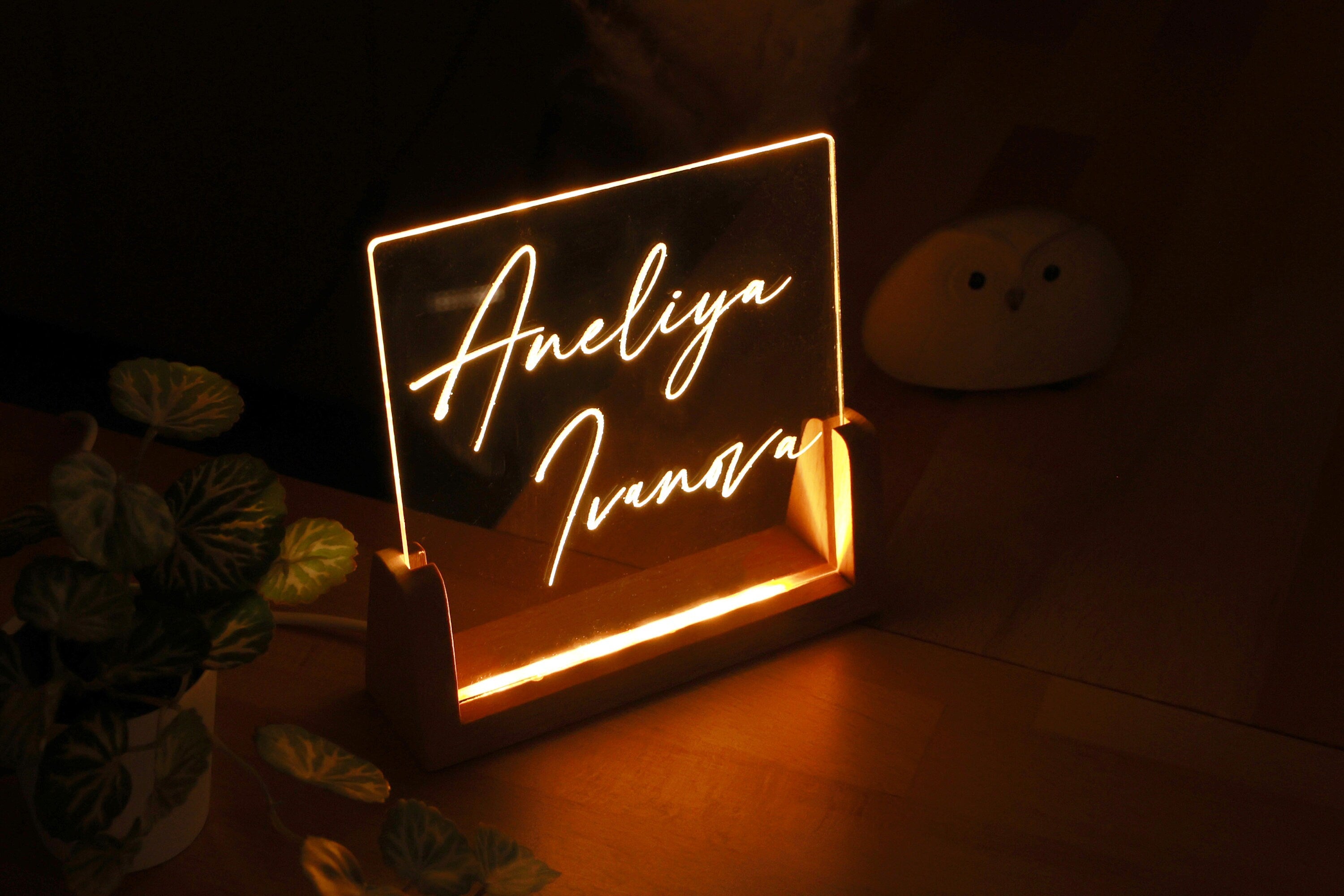 Custom Plexi Name Plate,