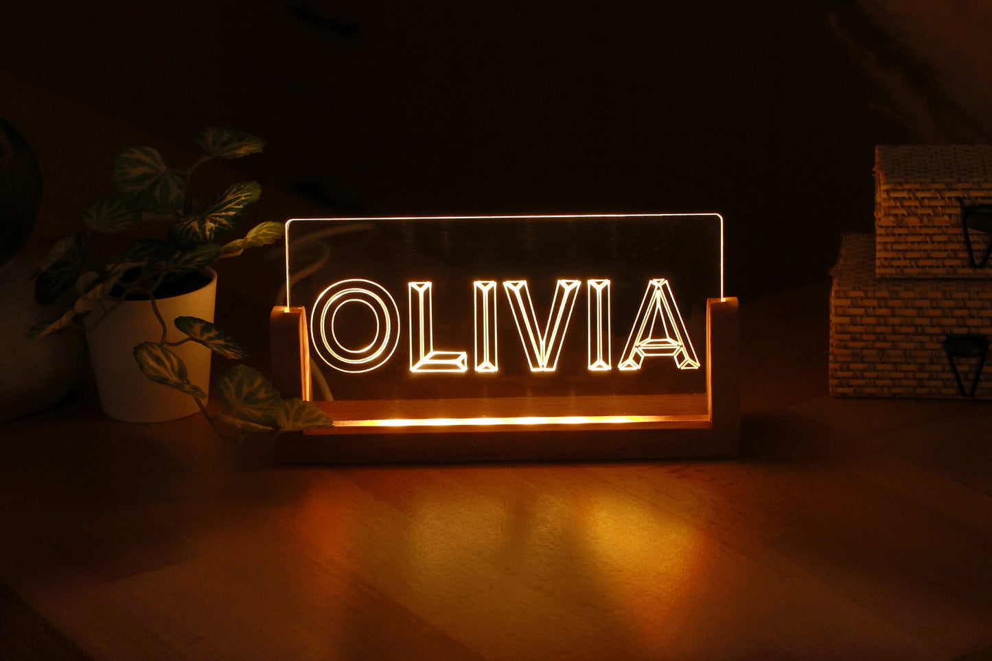 Personalized Name Night Light for Boys & Girls, Teen Tween Pre Teenage Gifts