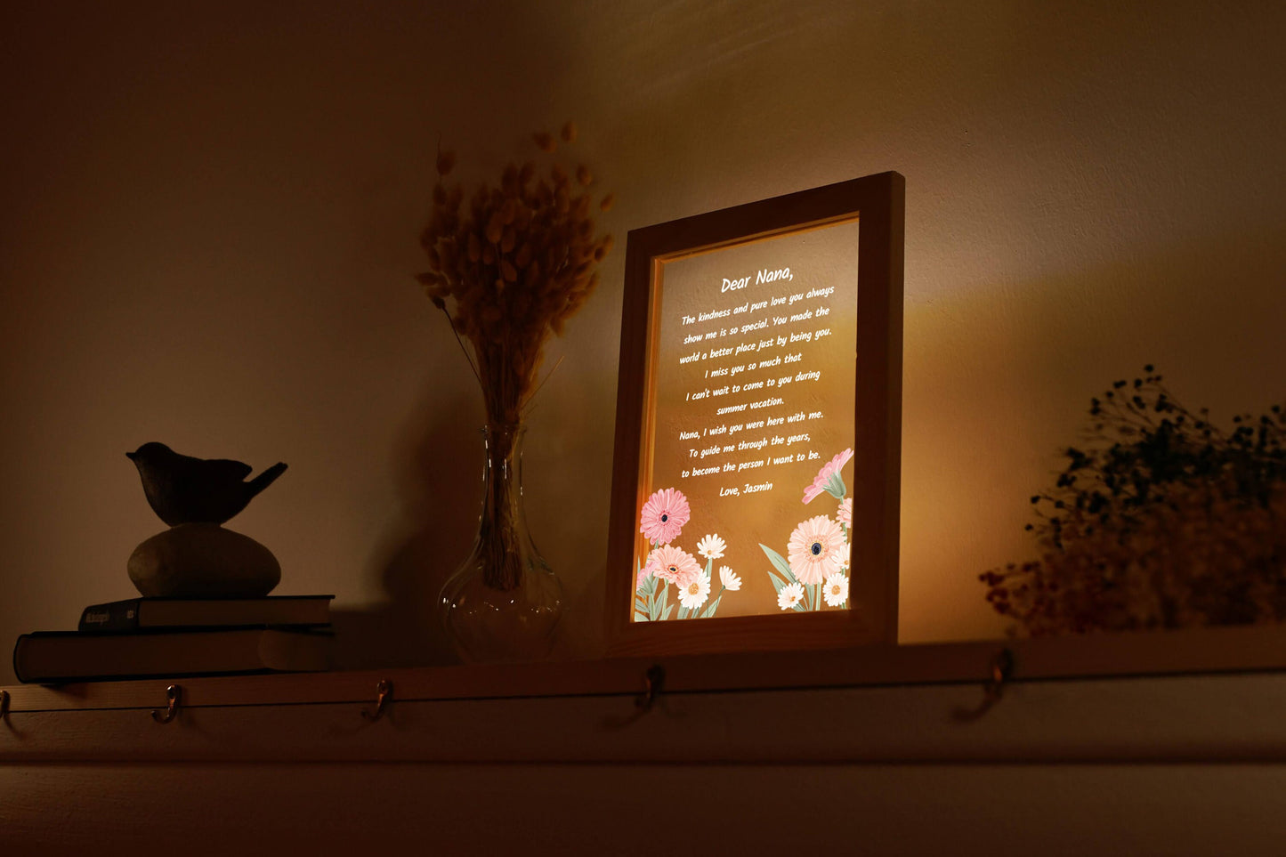 Personalized Letter Night Lamp for Nana - Nana Night Light - Gift for Nana's Birthday